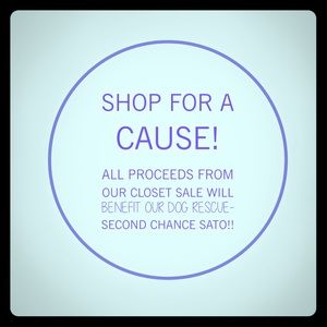 Shop for a cause!! All proceeds benefit animals!